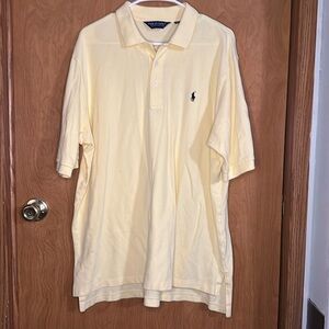 Polo Golf by Ralph Lauren pale yellow polo size XL